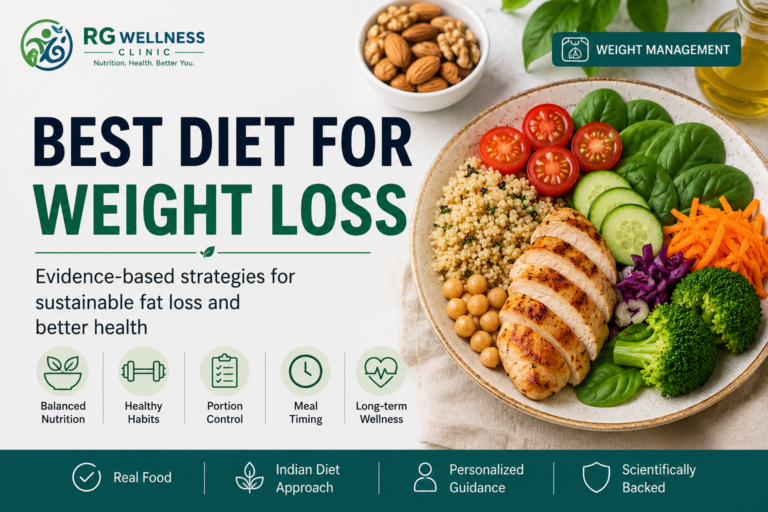 Best Diet for Weight Loss: Evidence-Based Guide for Sustainable Results 1 Best diet for weight loss with balanced nutrition and portion control