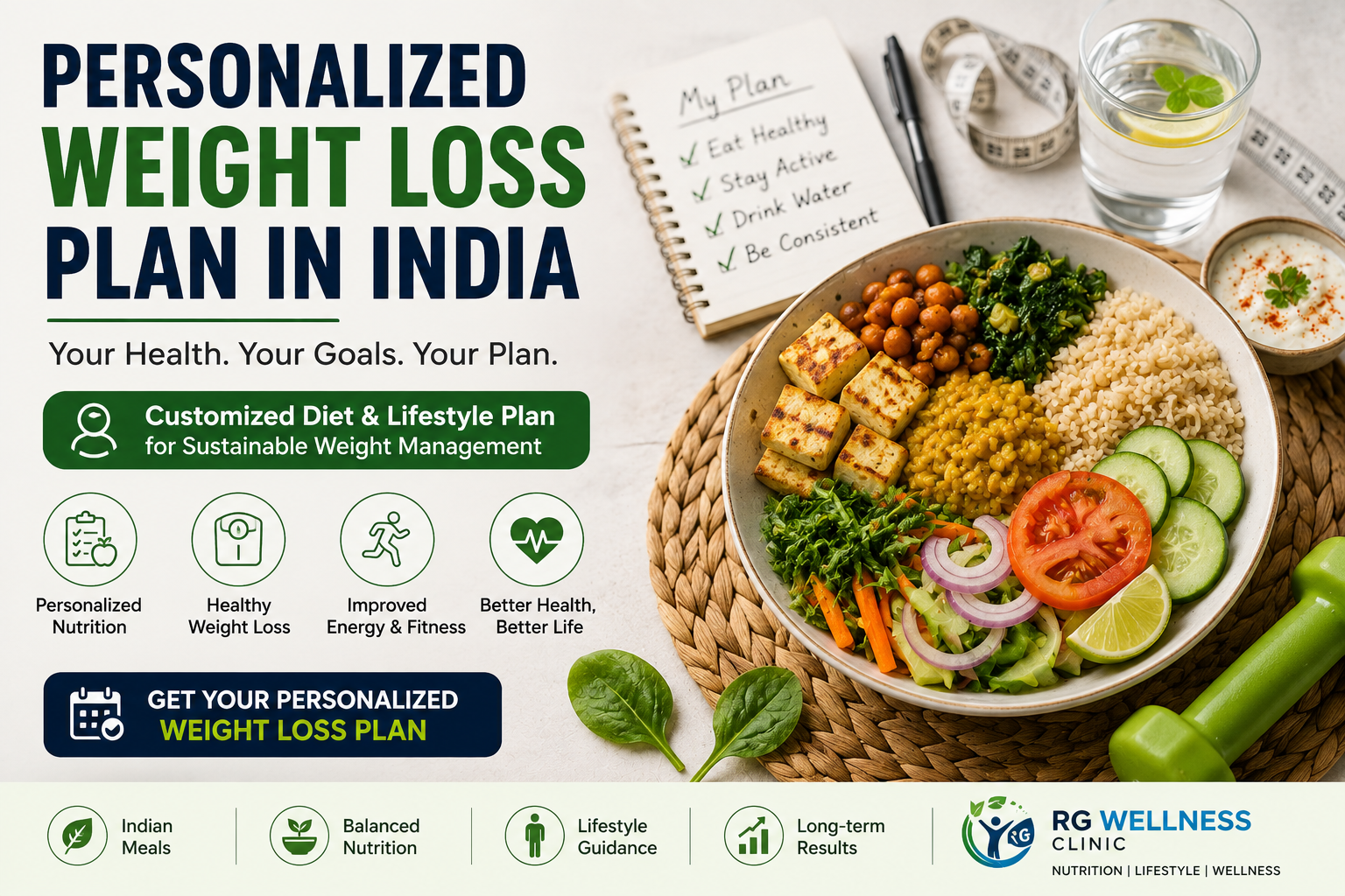 Personalized Weight Loss Plan in India: A Practical Guide to Sustainable Weight Management 1 personalized weight loss plan in India with individualized nutrition guidance